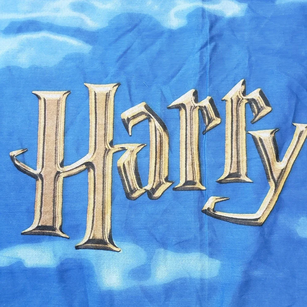 Harry Potter Flying Car Fabric Panel 34x50 Cheater Quilt Cotton Blue